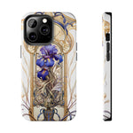 Load image into Gallery viewer, Tough Phone Cases - Birth Flower Feb. - Iris