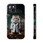 Load image into Gallery viewer, Tough Phone Cases - Serious Doctor Cat