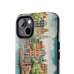 Load image into Gallery viewer, Tough Phone Cases - Typical houses illustration2