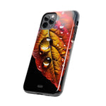 Load image into Gallery viewer, Tough Phone Cases - Water drops on Leaf