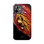Load image into Gallery viewer, Tough Phone Cases - Water drops on Leaf