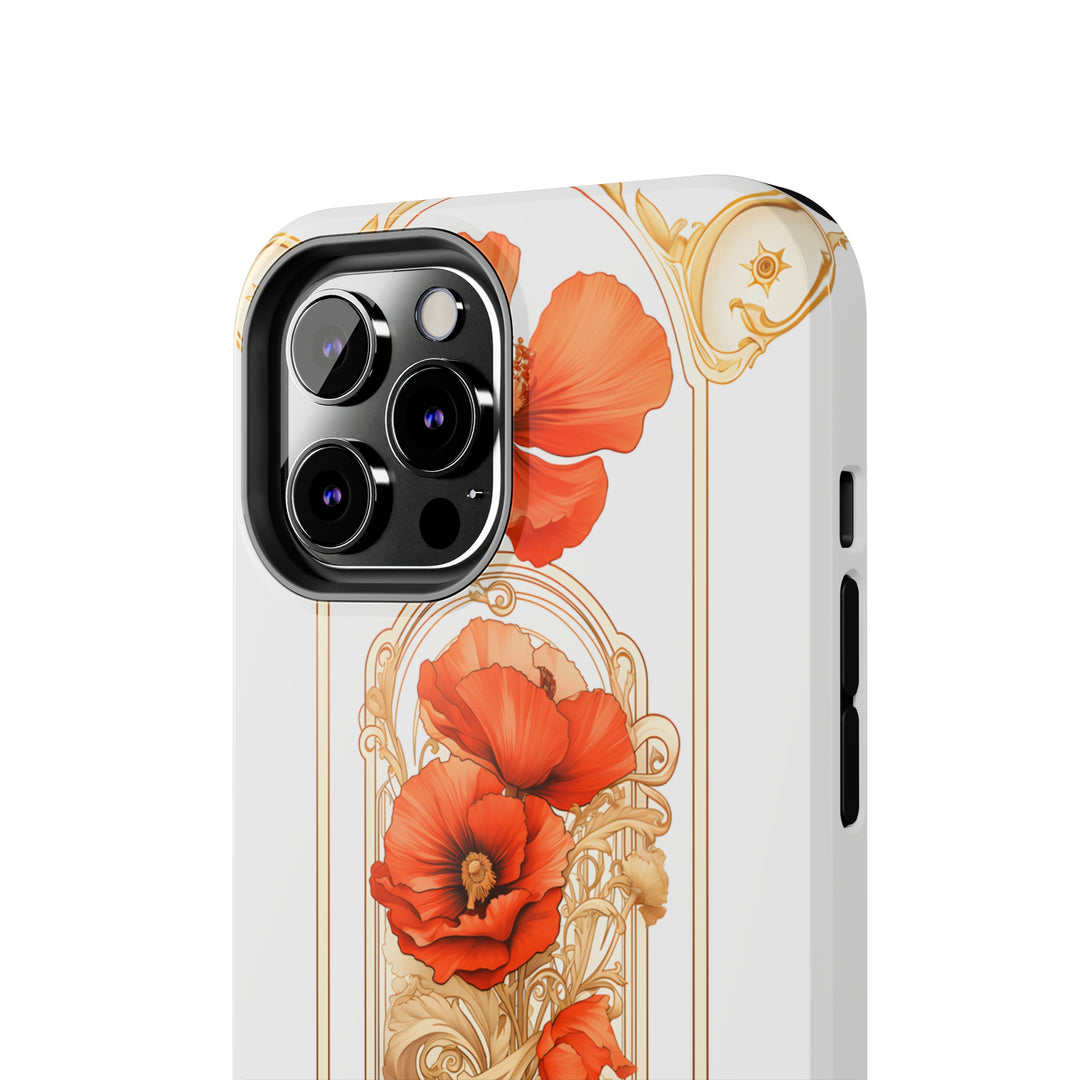 Tough Phone Cases - Birth Flower Aug. - Poppy