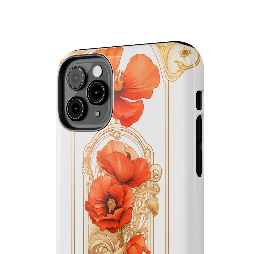 Tough Phone Cases - Birth Flower Aug. - Poppy