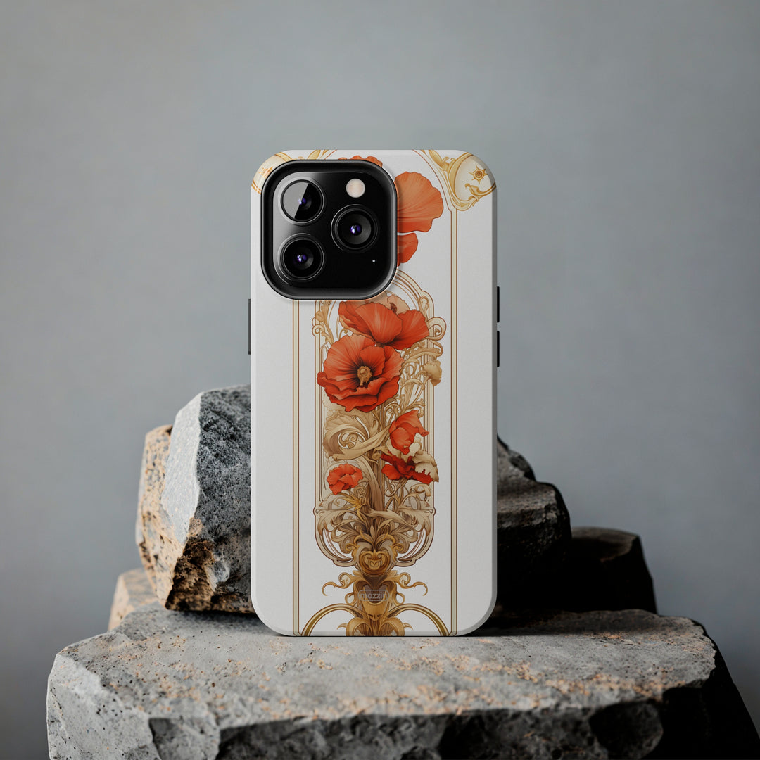 Tough Phone Cases - Birth Flower Aug. - Poppy