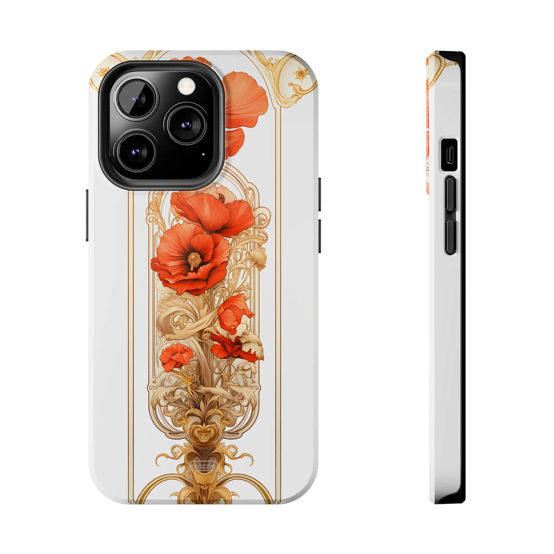 Tough Phone Cases - Birth Flower Aug. - Poppy