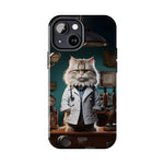 Load image into Gallery viewer, Tough Phone Cases - Serious Doctor Cat