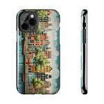 Load image into Gallery viewer, Tough Phone Cases - Typical houses illustration2