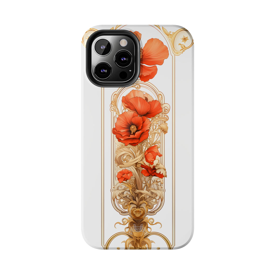 Tough Phone Cases - Birth Flower Aug. - Poppy