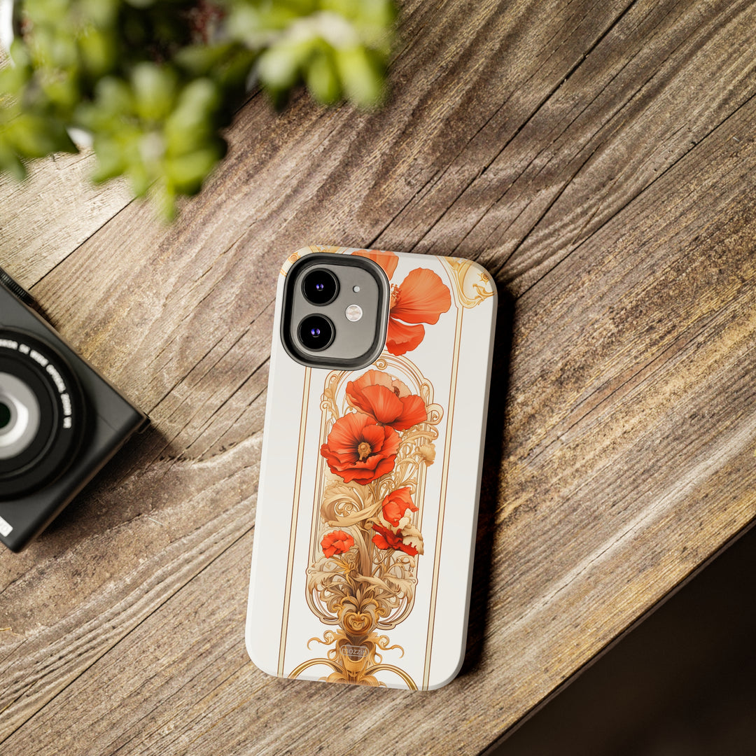 Tough Phone Cases - Birth Flower Aug. - Poppy