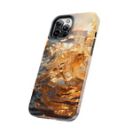 Load image into Gallery viewer, Tough Phone Cases - Golden Sea Sparkles