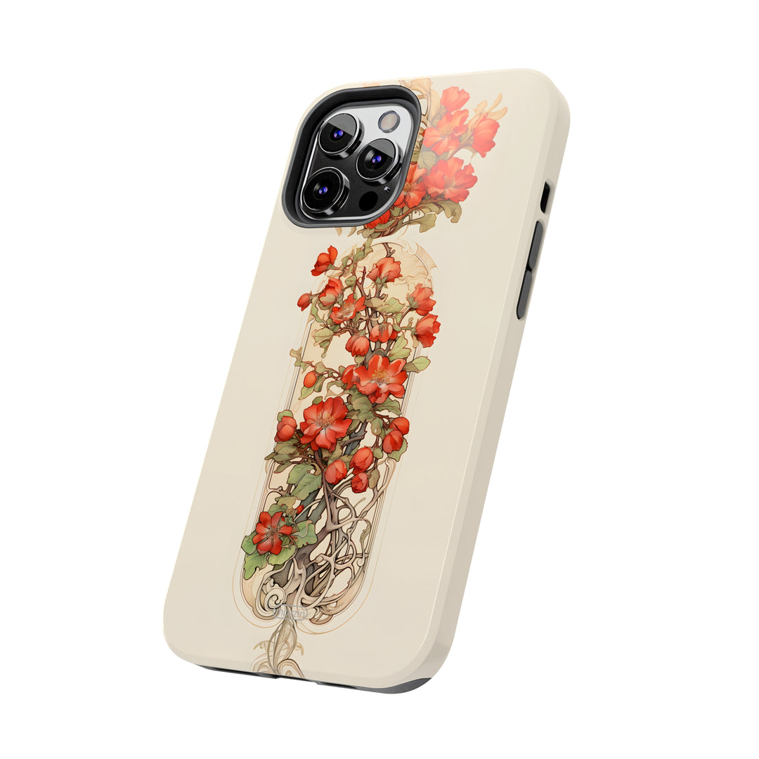 Tough Phone Cases - Birth Flower May - Hawthorn