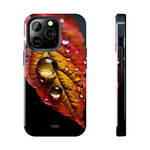 Load image into Gallery viewer, Tough Phone Cases - Water drops on Leaf