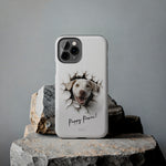 Load image into Gallery viewer, Tough Phone Cases - Labrador Retriever in Wall Hole