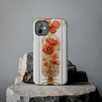 Load image into Gallery viewer, Tough Phone Cases - Birth Flower Aug. - Poppy