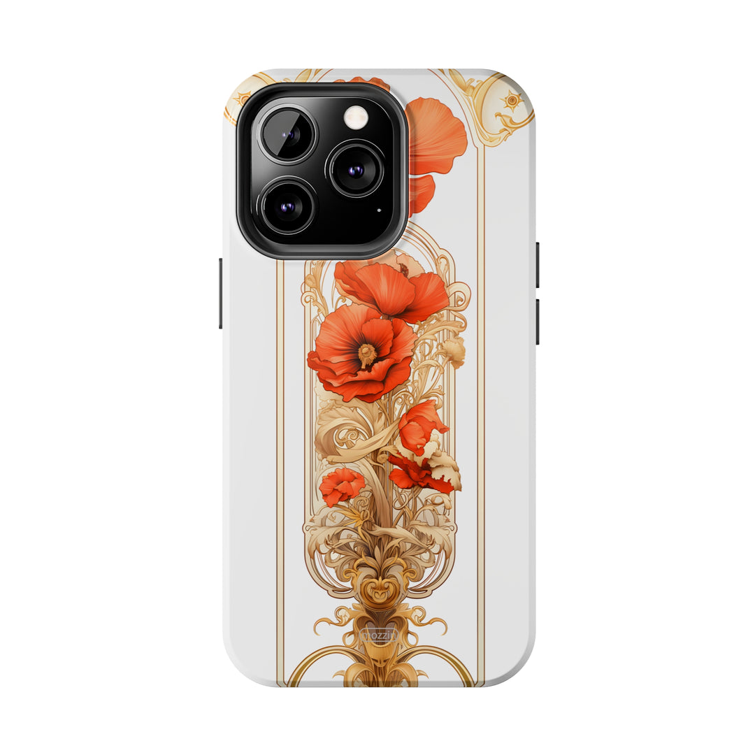 Tough Phone Cases - Birth Flower Aug. - Poppy
