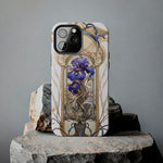 Load image into Gallery viewer, Tough Phone Cases - Birth Flower Feb. - Iris
