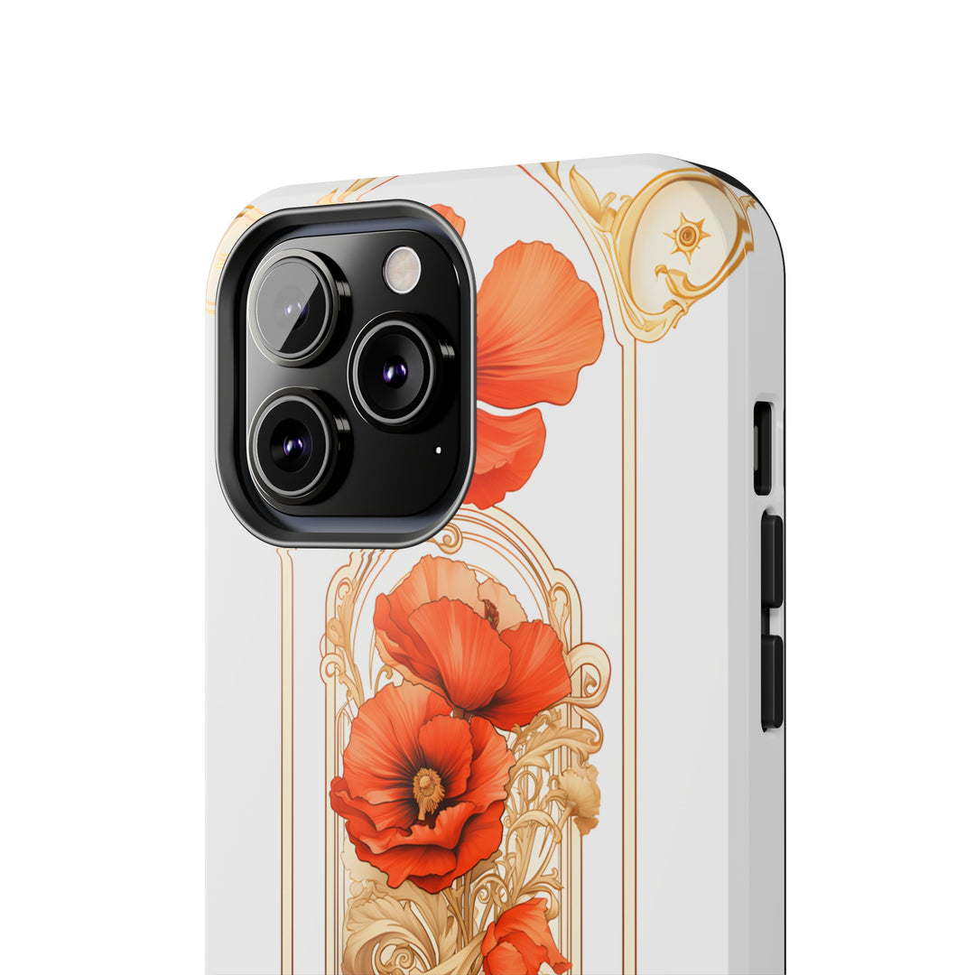 Tough Phone Cases - Birth Flower Aug. - Poppy