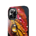 Load image into Gallery viewer, Tough Phone Cases - Water drops on Leaf