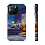 Load image into Gallery viewer, Tough Phone Cases - Cat in Nap