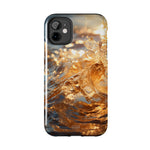 Load image into Gallery viewer, Tough Phone Cases - Golden Sea Sparkles