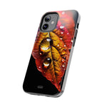 Load image into Gallery viewer, Tough Phone Cases - Water drops on Leaf