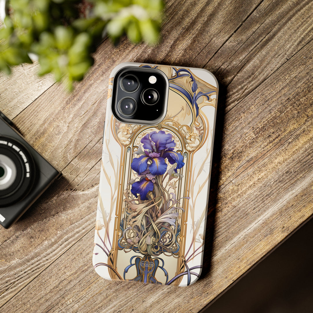 Tough Phone Cases - Birth Flower Feb. - Iris