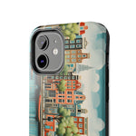 Load image into Gallery viewer, Tough Phone Cases - Typical houses illustration2