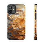 Load image into Gallery viewer, Tough Phone Cases - Golden Sea Sparkles