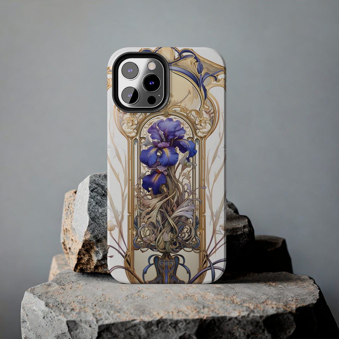 Tough Phone Cases - Birth Flower Feb. - Iris