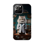 Load image into Gallery viewer, Tough Phone Cases - Serious Doctor Cat