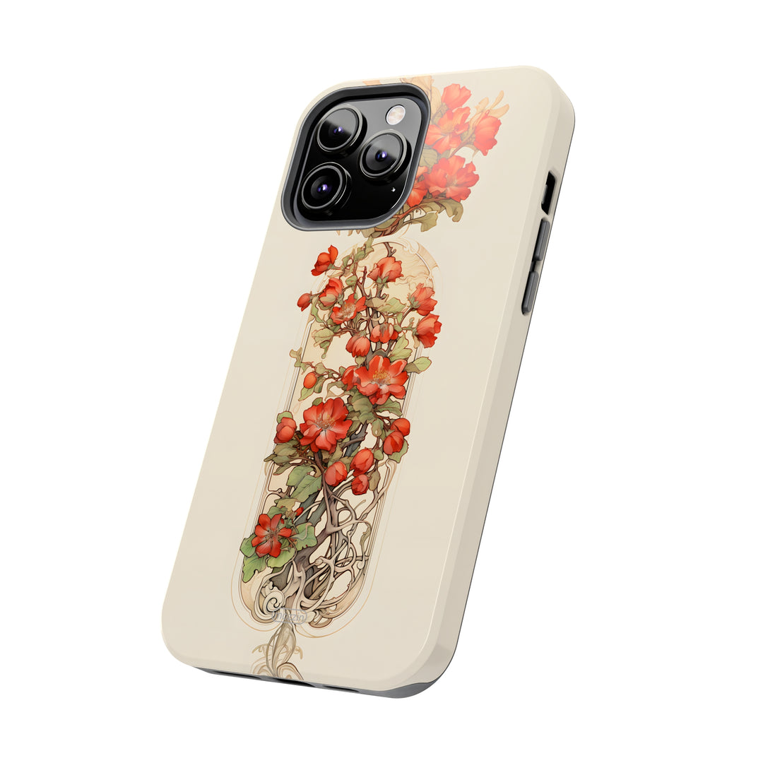 Tough Phone Cases - Birth Flower May - Hawthorn