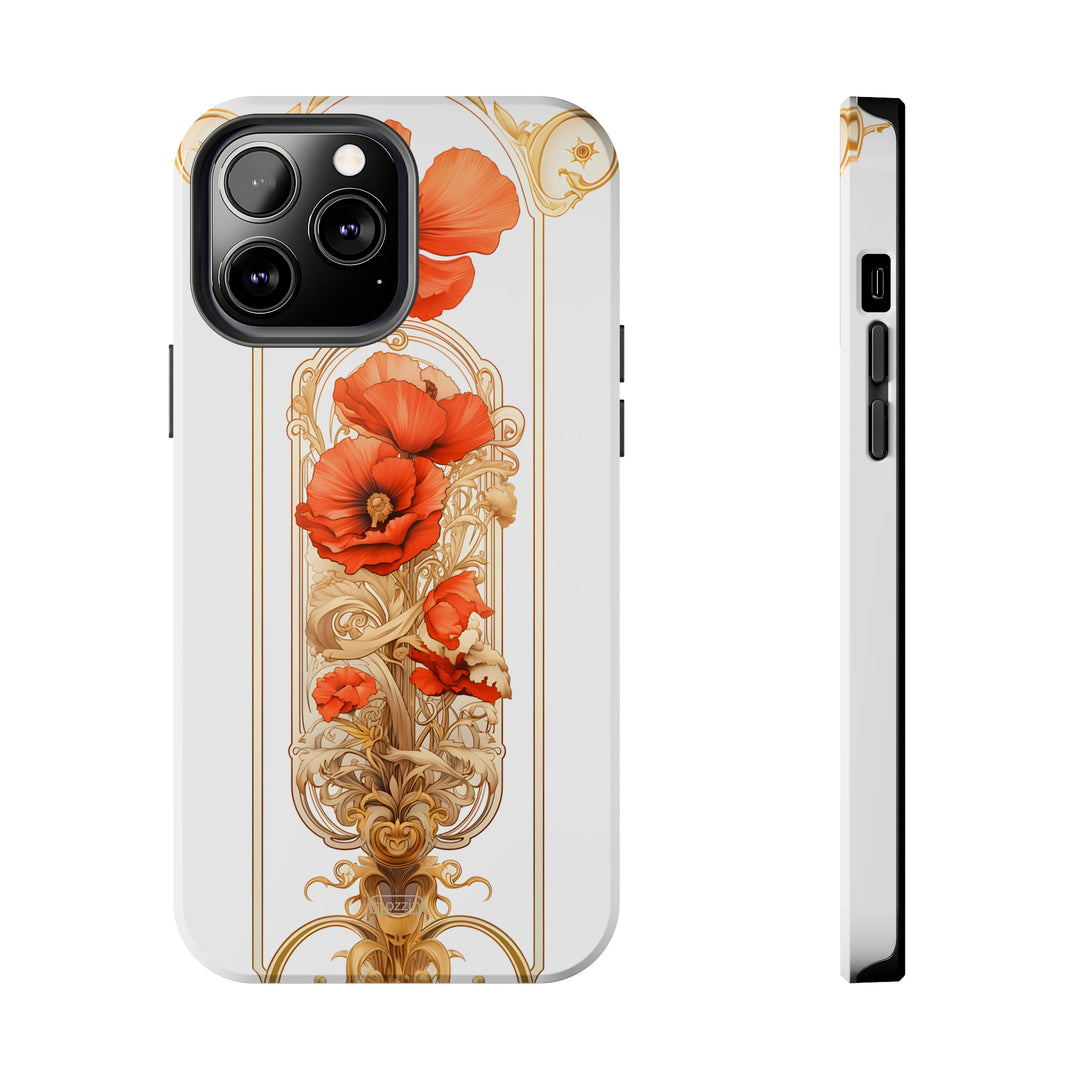 Tough Phone Cases - Birth Flower Aug. - Poppy