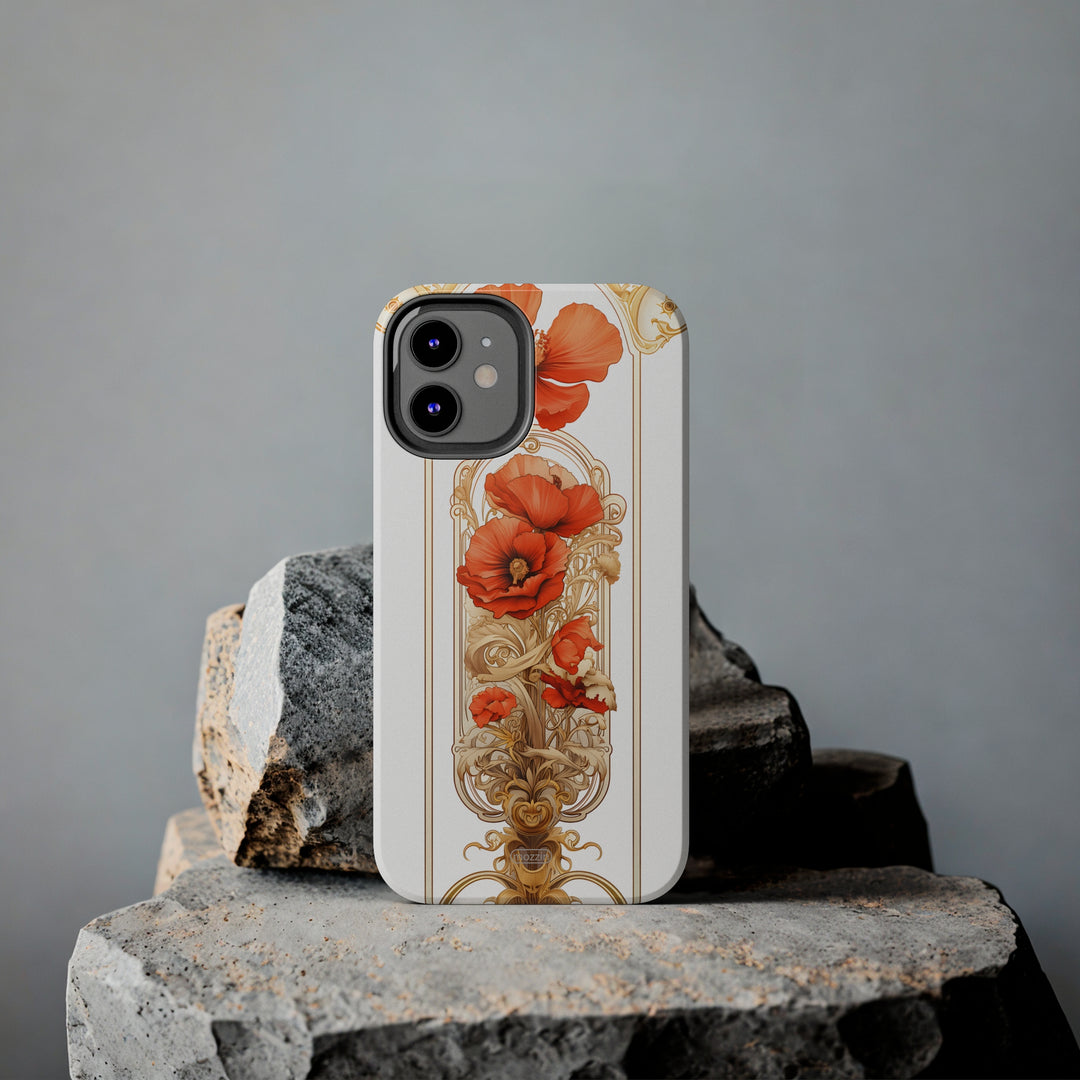 Tough Phone Cases - Birth Flower Aug. - Poppy