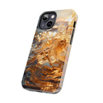 Load image into Gallery viewer, Tough Phone Cases - Golden Sea Sparkles