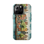 Load image into Gallery viewer, Tough Phone Cases - Typical houses illustration2