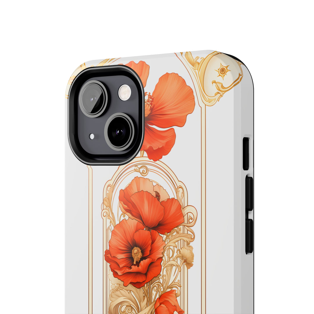 Tough Phone Cases - Birth Flower Aug. - Poppy