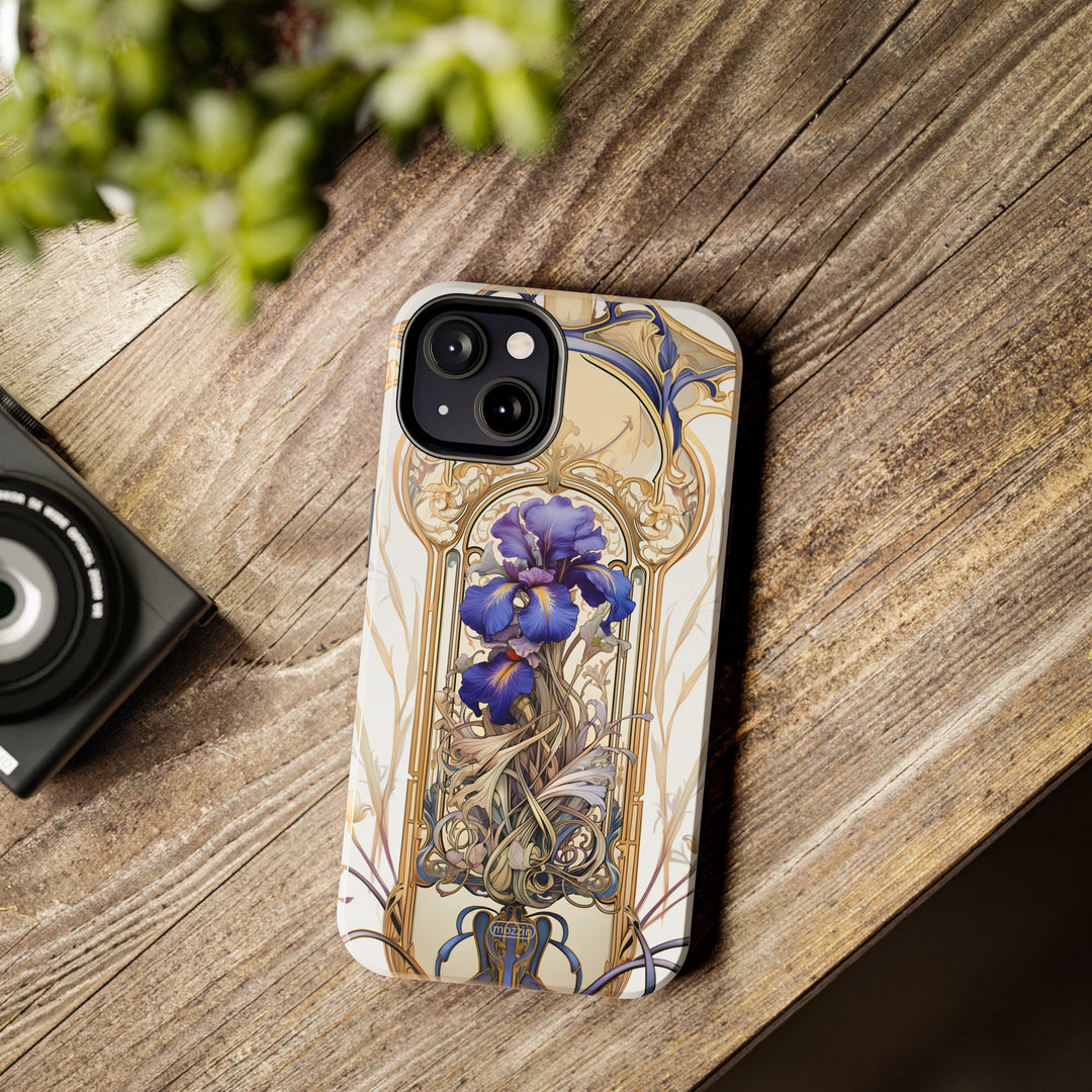 Tough Phone Cases - Birth Flower Feb. - Iris