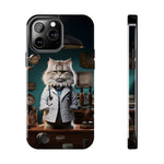 Load image into Gallery viewer, Tough Phone Cases - Serious Doctor Cat