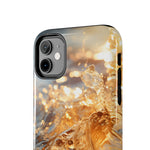 Load image into Gallery viewer, Tough Phone Cases - Golden Sea Sparkles