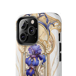 Load image into Gallery viewer, Tough Phone Cases - Birth Flower Feb. - Iris
