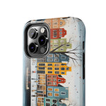 Load image into Gallery viewer, Tough Phone Cases - Typical houses illustration