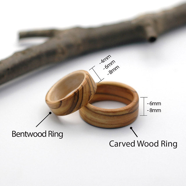 Bethlehem Olive Wood Ring with Bible Verse Engraving