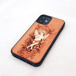 Load image into Gallery viewer, Inlaid Wood Phone Case - Cupid Angel
