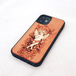 Load image into Gallery viewer, Inlaid Wood Phone Case - Cupid Angel