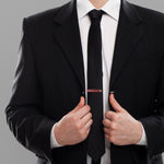 Load image into Gallery viewer, Wooden Tie Clip - Custom Initial Inlaid