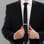 Load image into Gallery viewer, Wooden Tie Clip - Custom Initial Inlaid