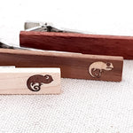 Load image into Gallery viewer, Wooden Tie Clip - Cameleon