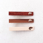 Load image into Gallery viewer, Wooden Tie Clip - Cameleon