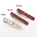 Load image into Gallery viewer, Wooden Tie Clip - Spring plants