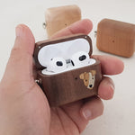 Load image into Gallery viewer, inlaid wooden airpod case
